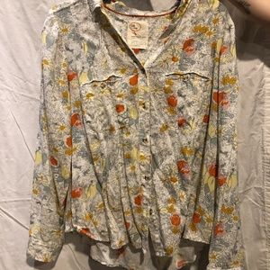 Anthropologie 52 conversations floral shirt - RARE